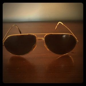 Vintage Cartier Paris 6214 Gold Frame Aviators