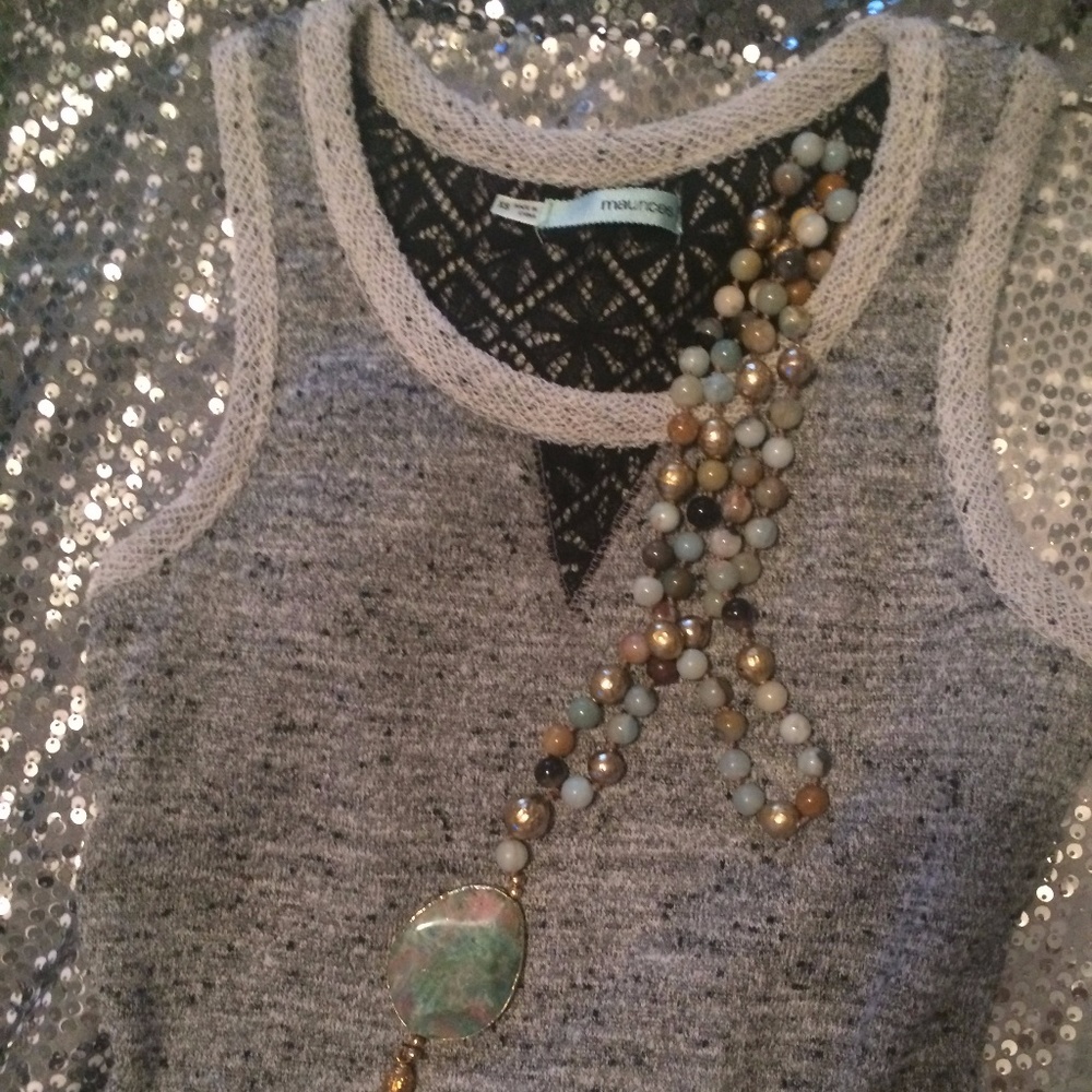 Soft grey womens dress