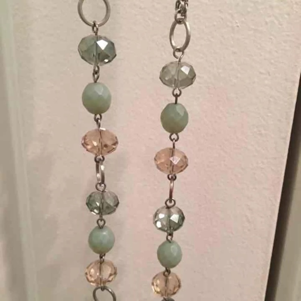 The Limited NWOT Silver Beaded Necklace