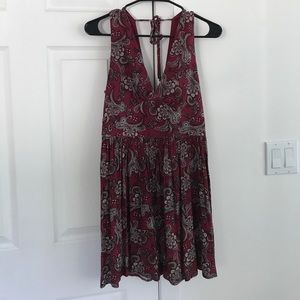 Paisley Print Dress