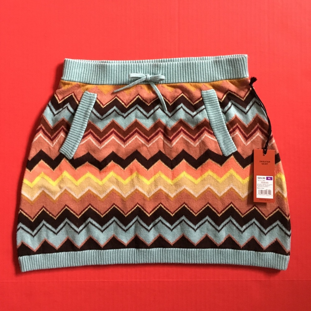 NWT MISSONI for TARGET ZIGZAG MINISKIRT🍒