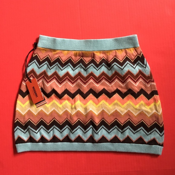 NWT MISSONI for TARGET ZIGZAG MINISKIRT🍒 - Picture 5 of 5