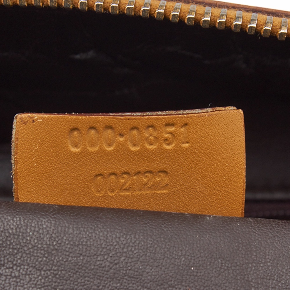 Gucci Boston Web GG Canvas & Tan Satchel (137489) - Picture 8 of 8