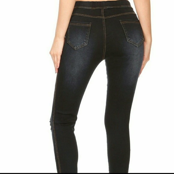Price 👇denim jean jeggings - Picture 3 of 5