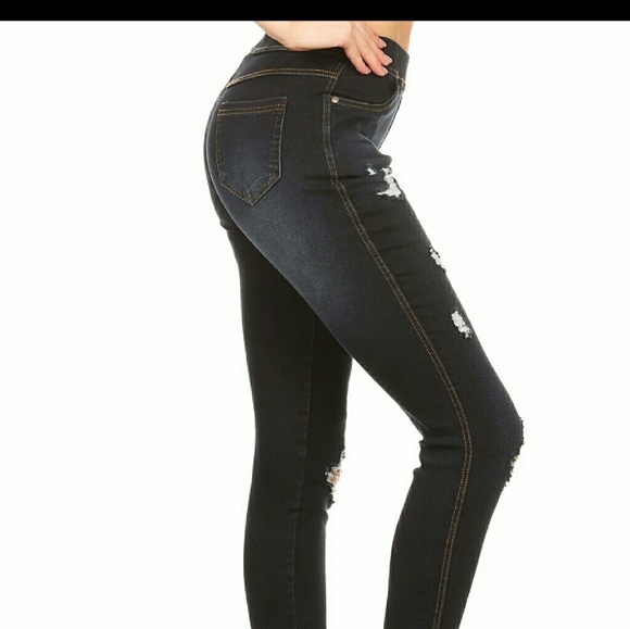 Price 👇denim jean jeggings - Picture 2 of 5
