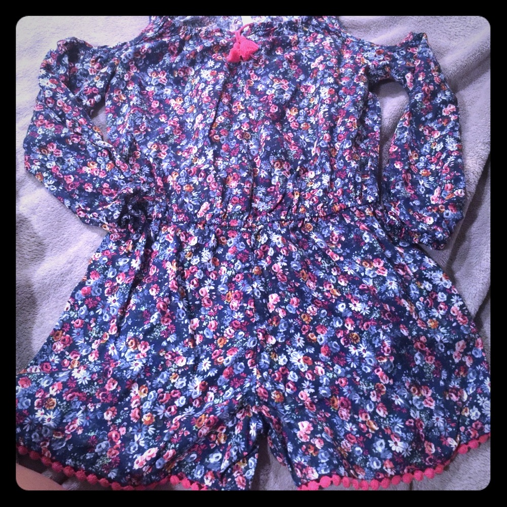 Toddler floral cute romper