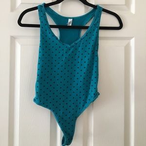 American Apparel Polka Dot Bodysuit