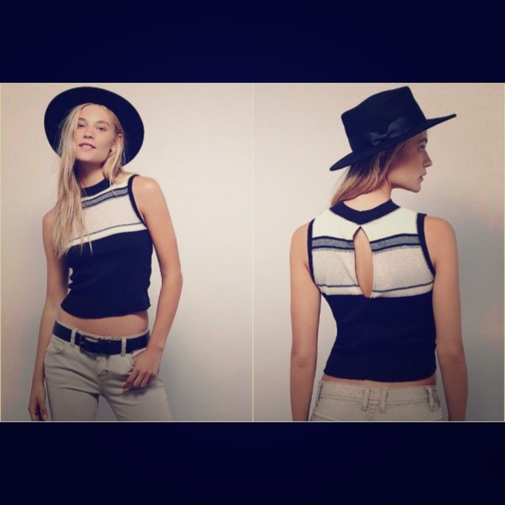 NWT Free People Move W/ Ir Knit Cropped Tank