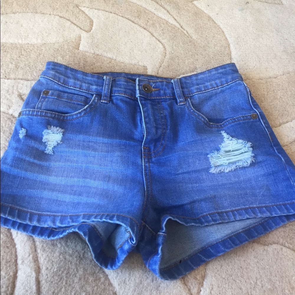 Denim shorts