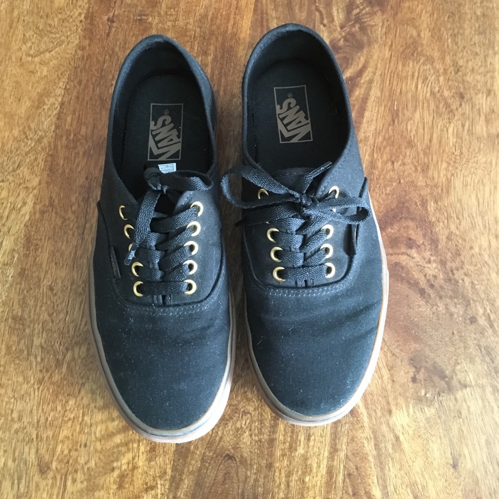 Vans Authentic Black / Rubber Men’s Size 8