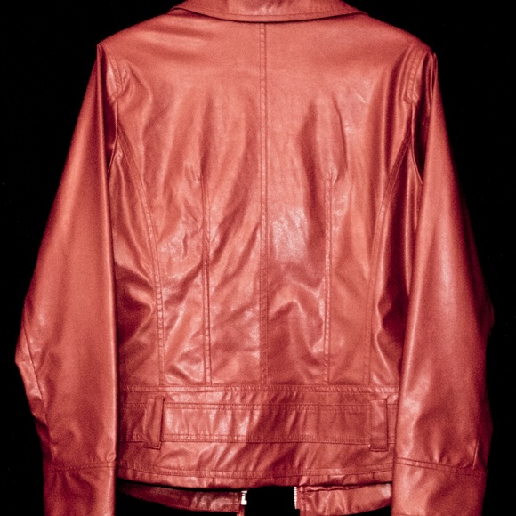 This cute Red Cato's Leather Jacket - Picture 2 of 3