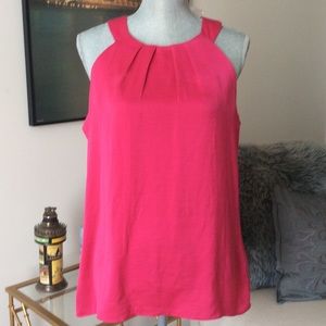 Violet + Claire Hot Pink Top Large NWT