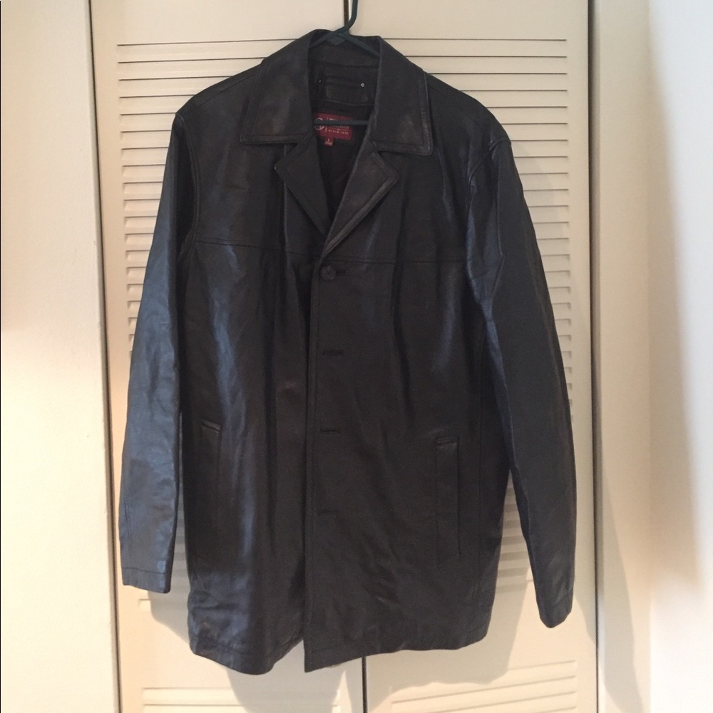 Vintage Men’s Wilson’s Leather Pea Coat