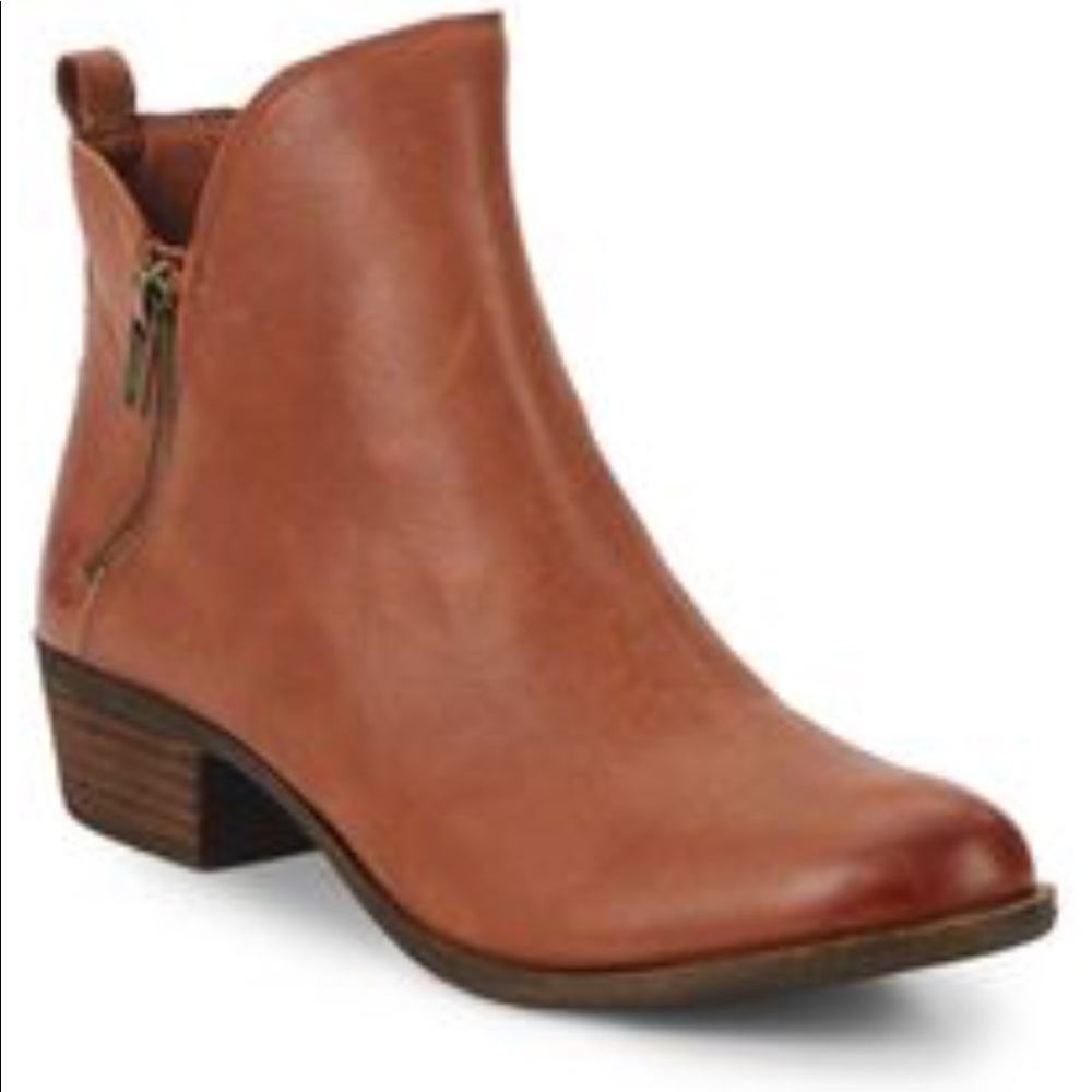 Lucky Brand Basonta Leather Booties