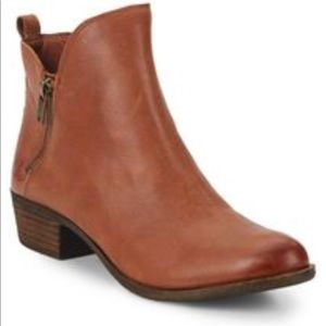 Lucky Brand Basonta Leather Booties