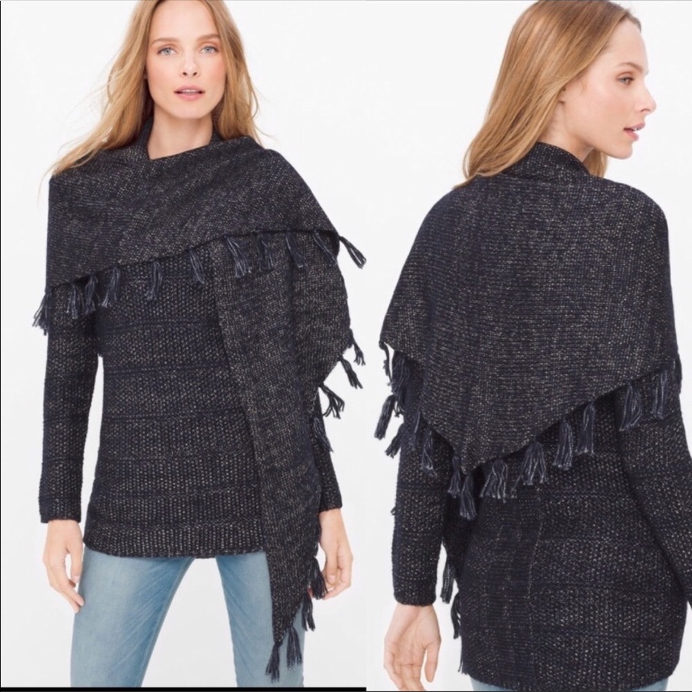 NWT White House Black Market sweater with scarf