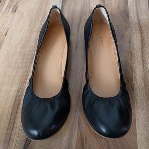 NWT J. Crew Anya Leather Ballet Flats