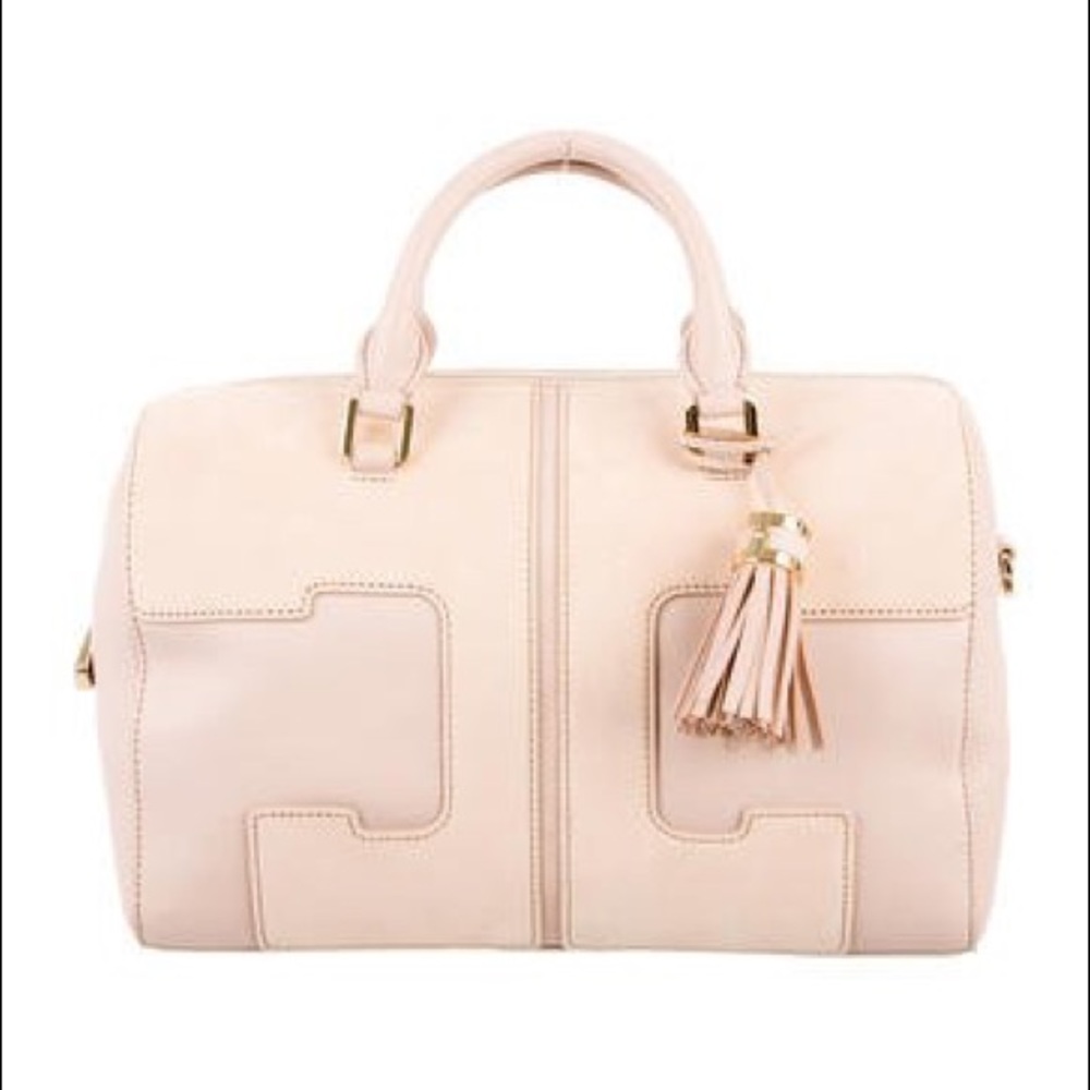 Tory Burch Leather & Suede Accent Bag