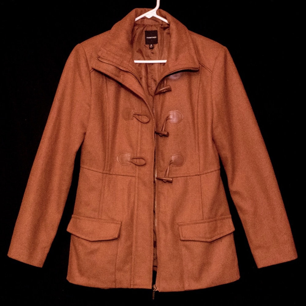 Rampage Rustic Brown Pea Coat