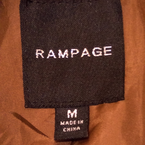 Rampage Rustic Brown Pea Coat - Picture 3 of 3