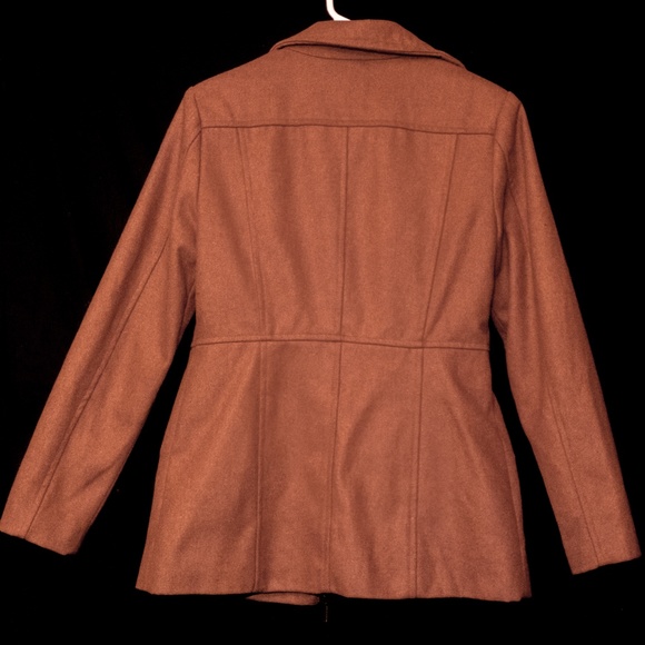 Rampage Rustic Brown Pea Coat - Picture 2 of 3