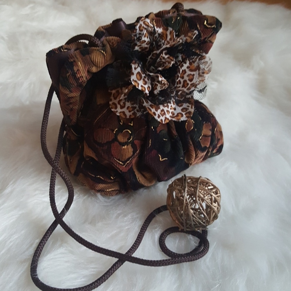 Cute Velvety Evening Purse