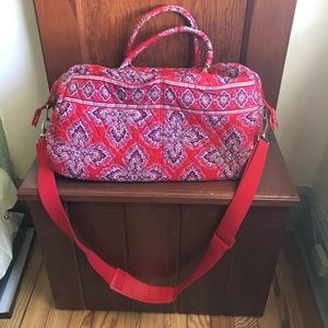 Vera Bradley overnight tote