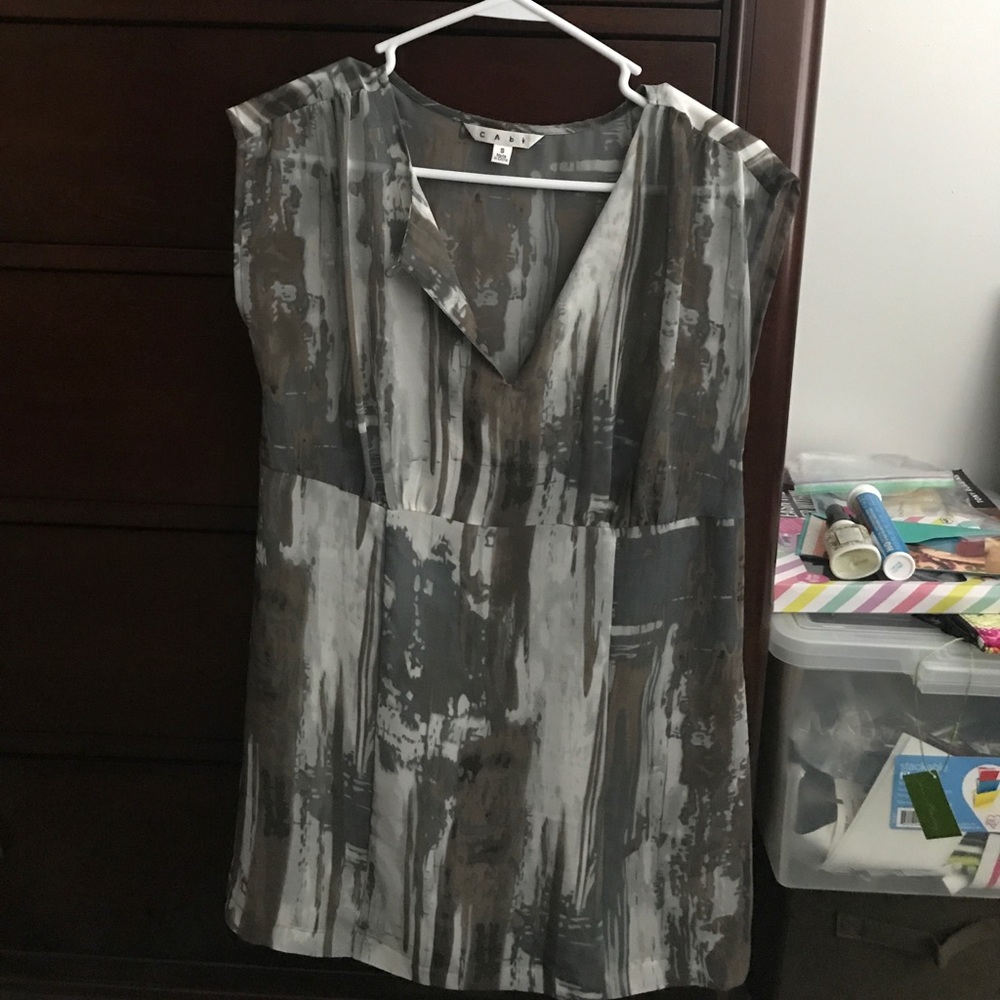 Abstract design, sleeveless top