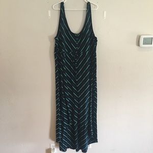 High Low tank dress with drawstring