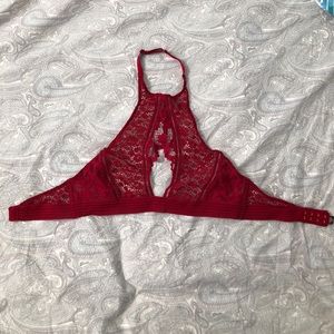 Victoria’s Secret High Neck Lace Bralette