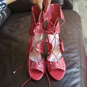 Ankle high heels