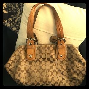 Coach signature purse