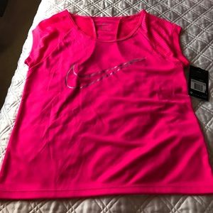 Pink nike shirt