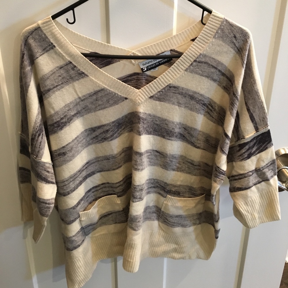 Cashmere striped sweater