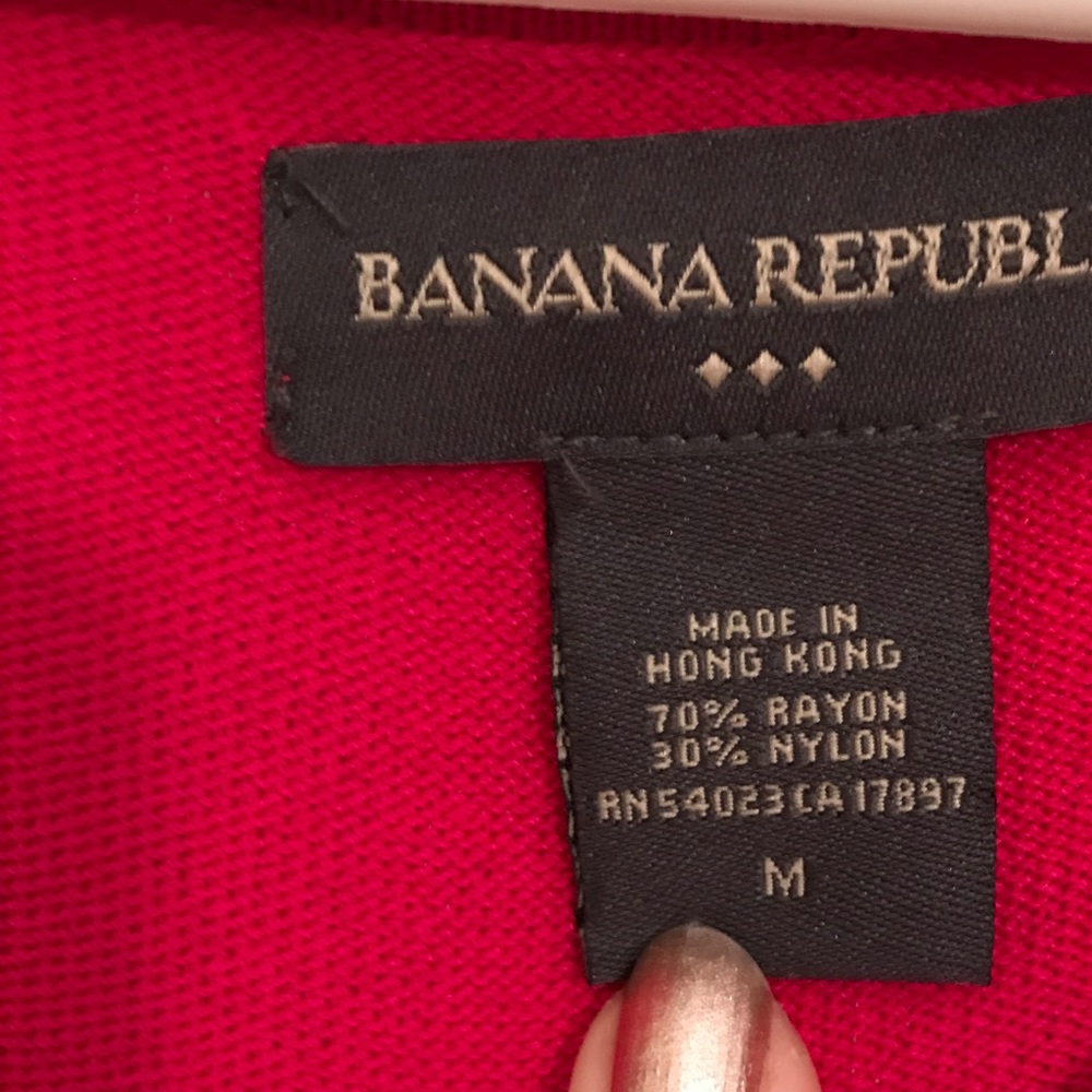 Hot pink Banana Republic Cardigan - Picture 2 of 2