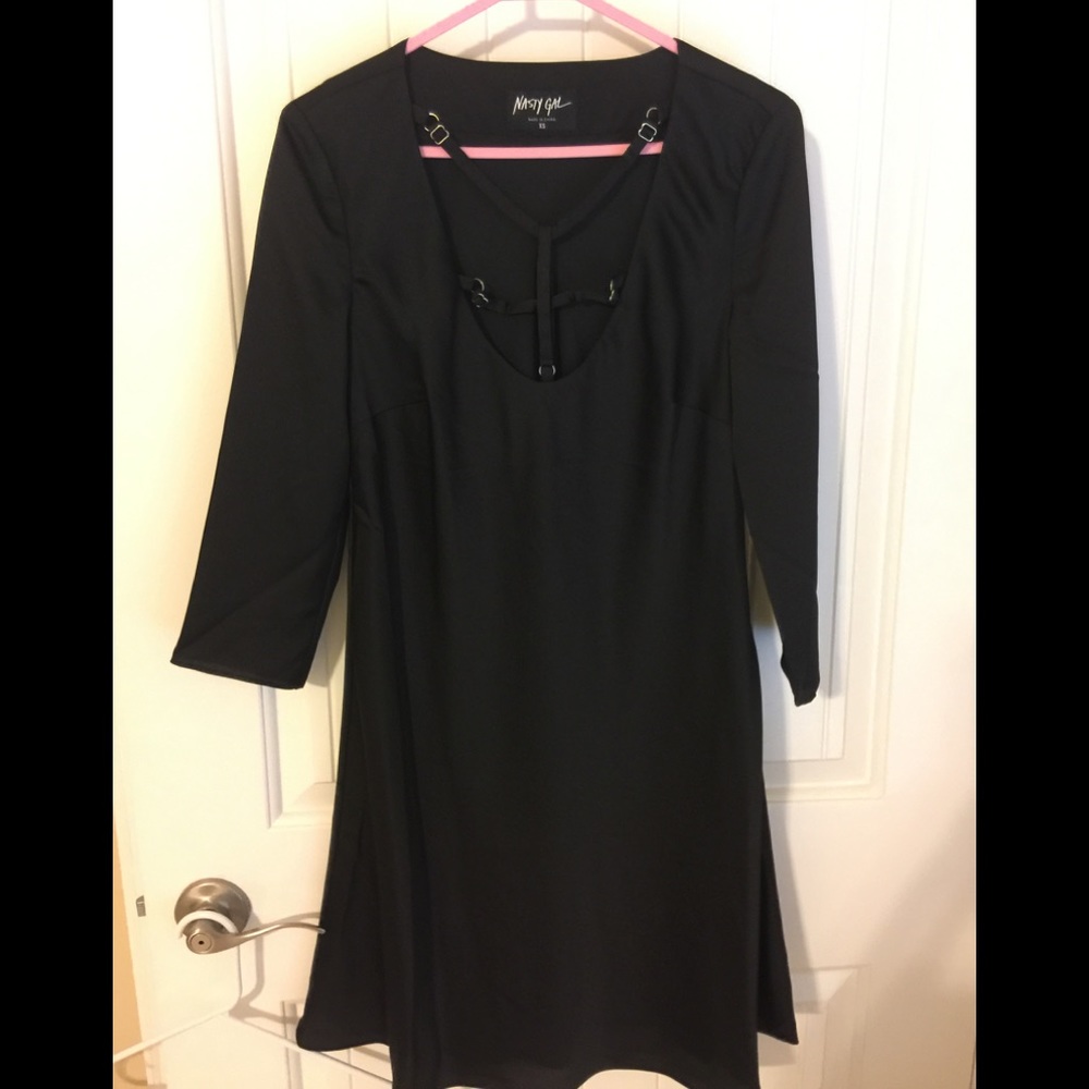 NWOT Nasty gar black dress