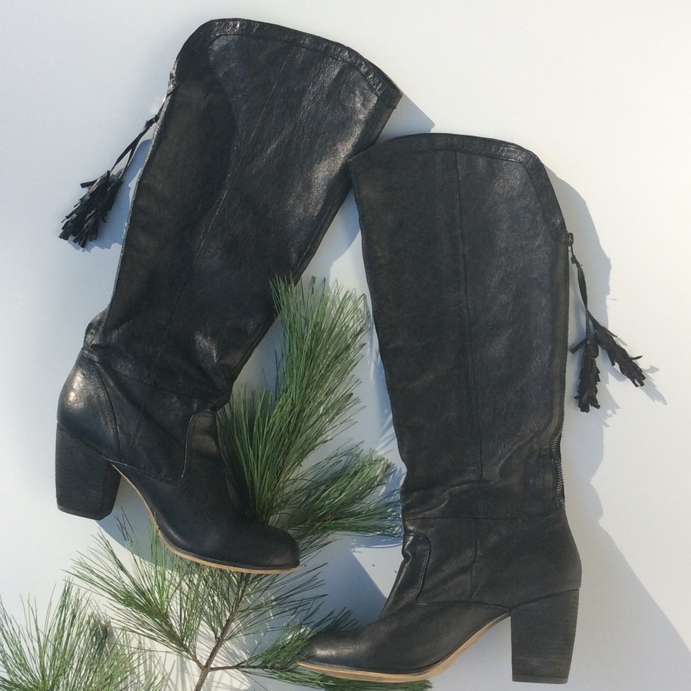 Leather Steve Madden Knee Boot