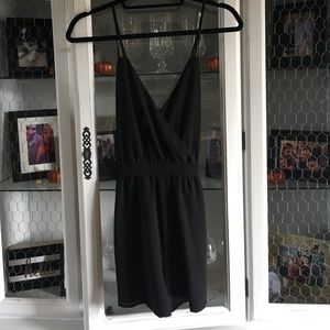 Apricot Lane black romper