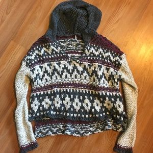 Free People Fair Isle sweater medium