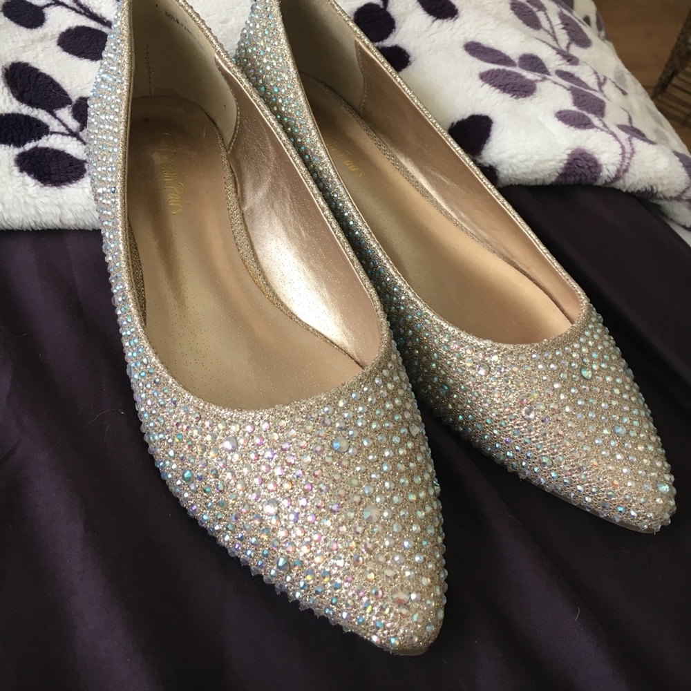 Rhinestone Flats 8.5