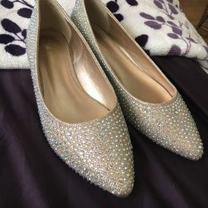 Rhinestone Flats 8.5