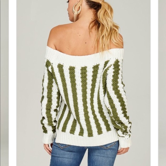 ✨Off The Shoulder Knit Pullover Sweater✨ - Picture 2 of 4