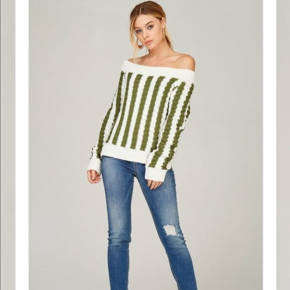 ✨Off The Shoulder Knit Pullover Sweater✨ - Picture 3 of 4