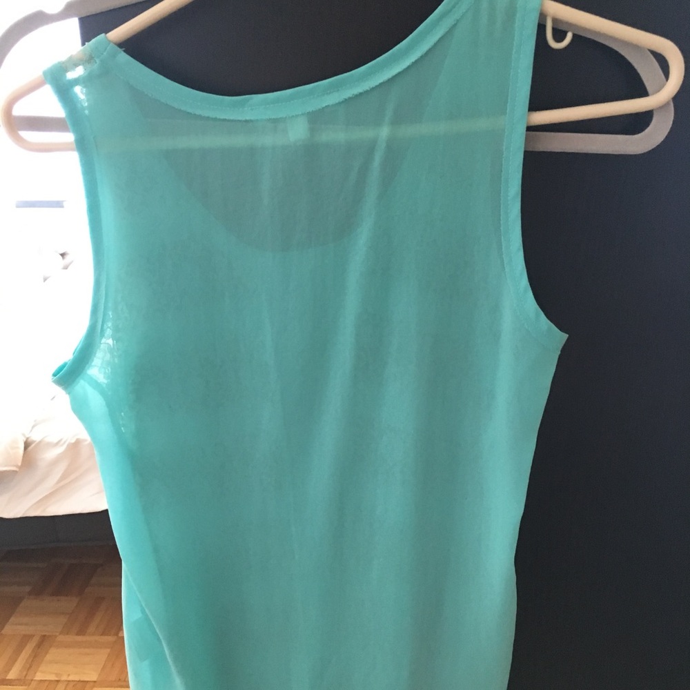 Lush light blue tank