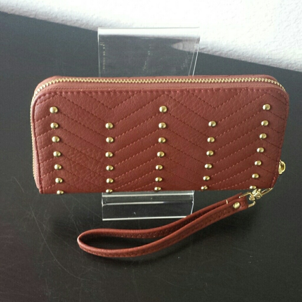 New MMS Design Studio Rust color Wallet Purse