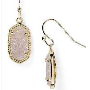 Kendra Scott Iridescent Gold Drusy Earrings
