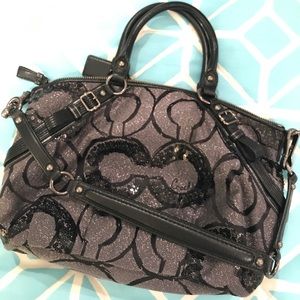 Coach Sequined Madison Logo Bag