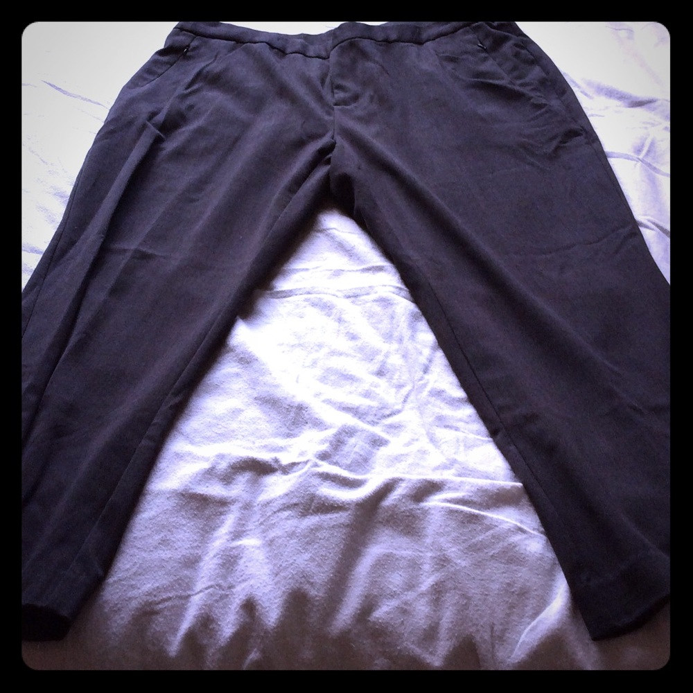 CJ Banks Dark Grey Petite Dress Pants