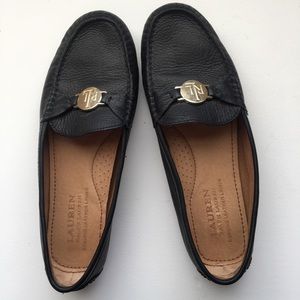 Ralph Lauren black flats
