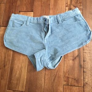 RVCA blue short shorts
